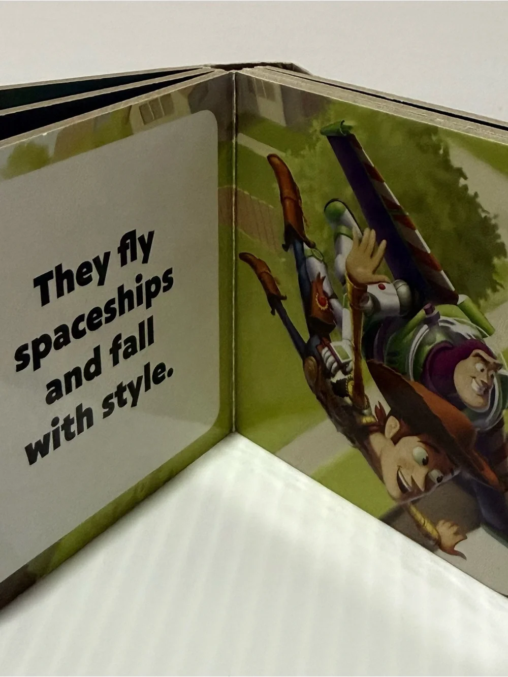 Disney Toy Story Buzz Lightyear Board Book - Green, White, Purple